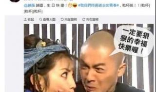 苏有朋为赵薇庆生