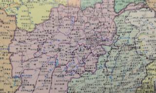 阿富汗地图在世界位置